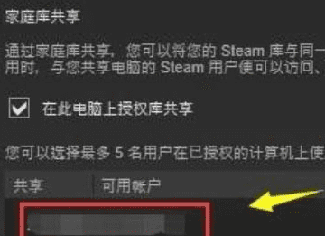 怎么设置steam账号共享，steam家庭共享怎么用不了图13